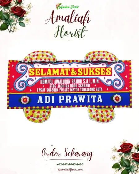 Papan Bunga Ucapan Selamat Musir Lor